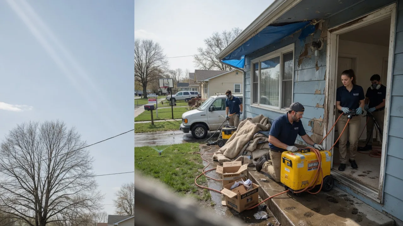 Basement Flood Cleanup in La Belle, MO near me
